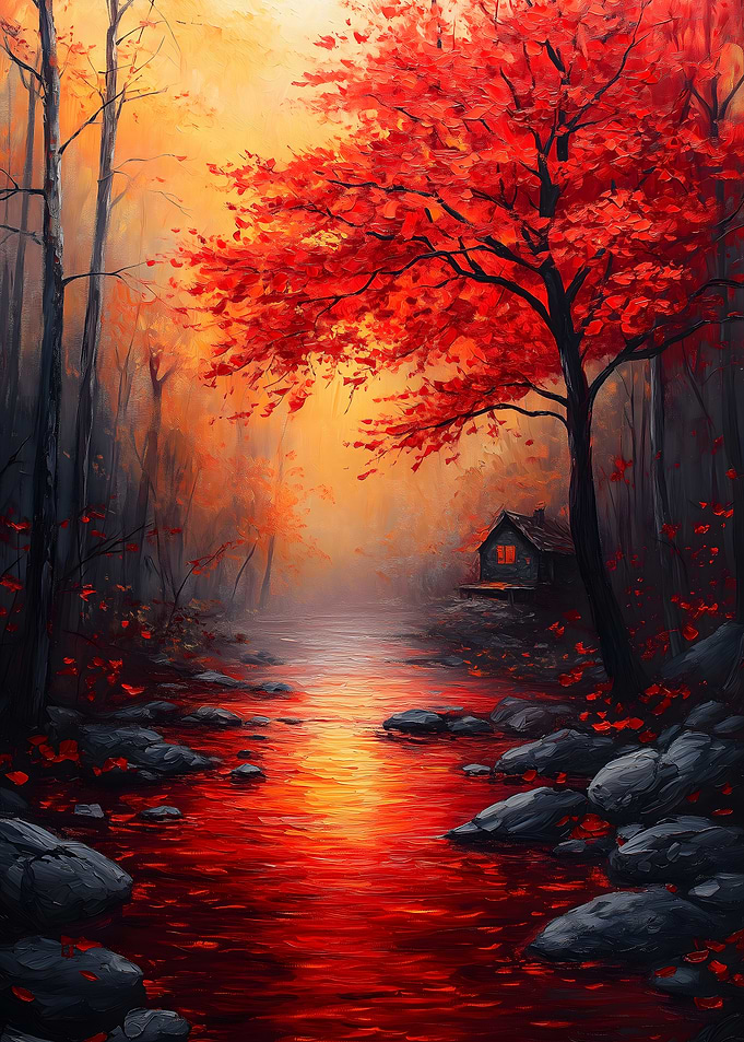 Autumn River Cottage