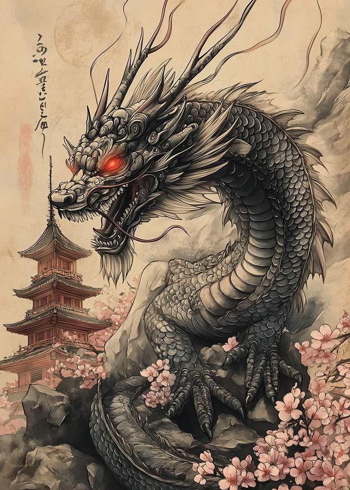 Japanese Dragon Tattoo