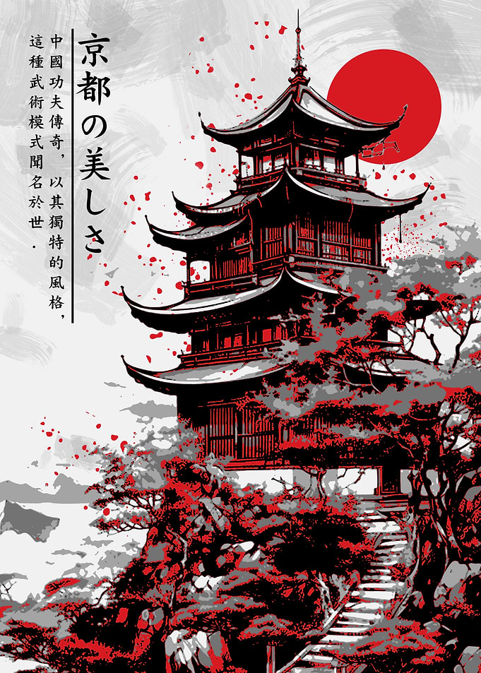 Japanese Pagoda Art Print