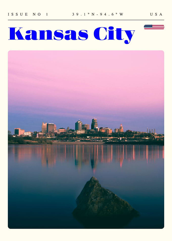 Kansas City Missouri Travel Art Poster