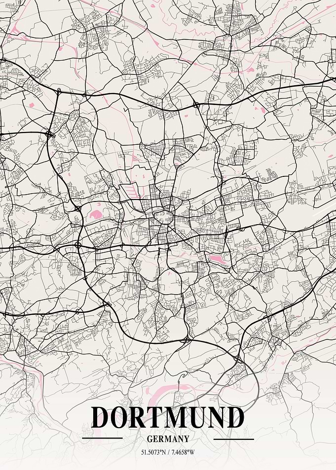 Dortmund City Map