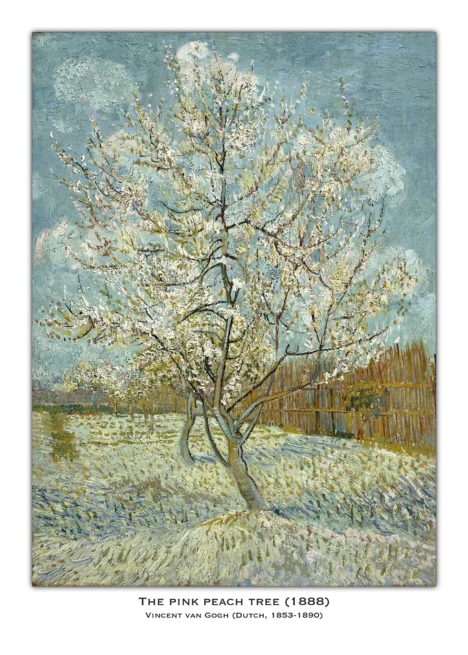 The Pink Peach Tree by Van Gogh