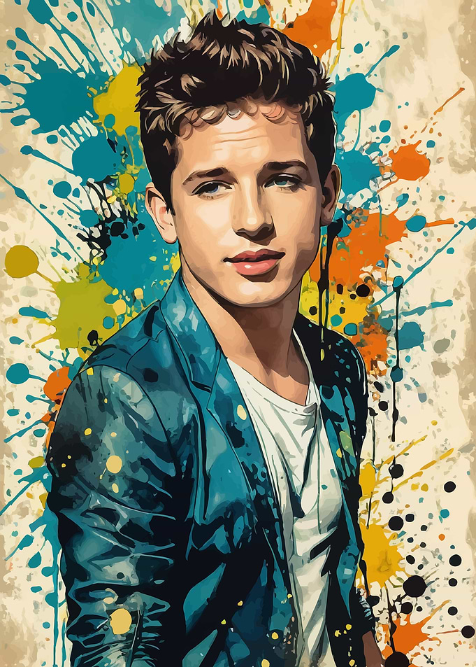 Charlie Puth Digital Art