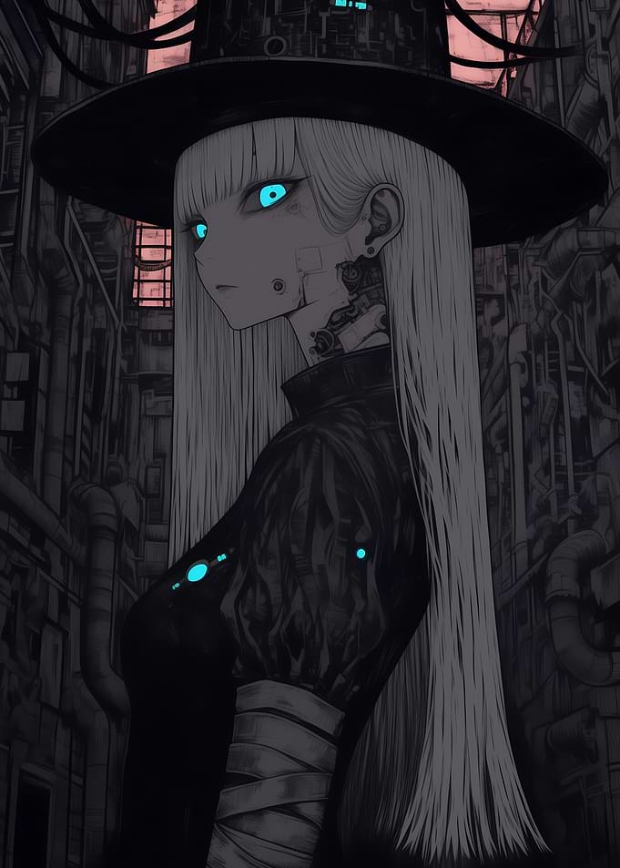 Cyberpunk Anime Girl
