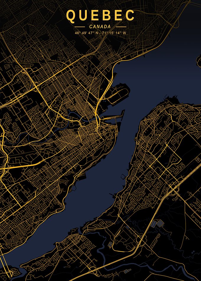 Quebec Golden Map