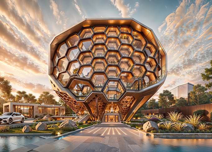 Honeycomb Building Architecture