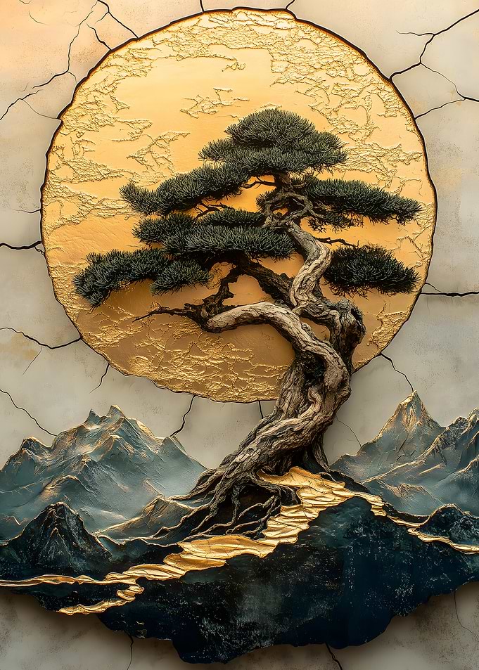 Bonsai Tree Japanese Kintsugi