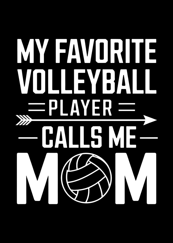 Proud Volleyball Mom Quote