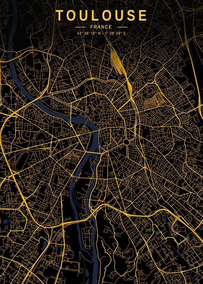 Toulouse Golden Map