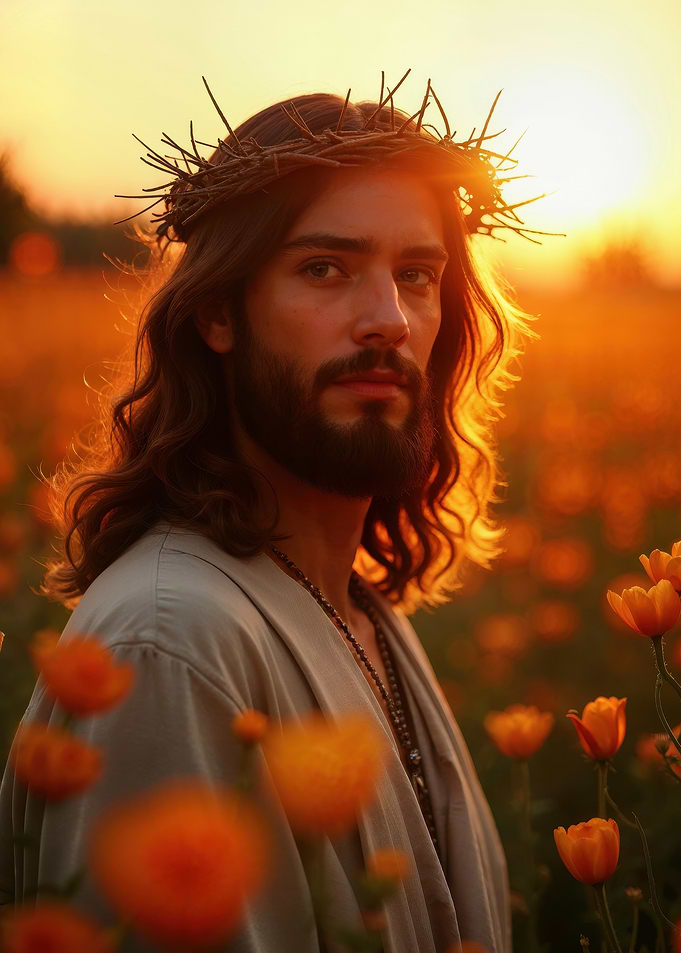 Jesus in a Field