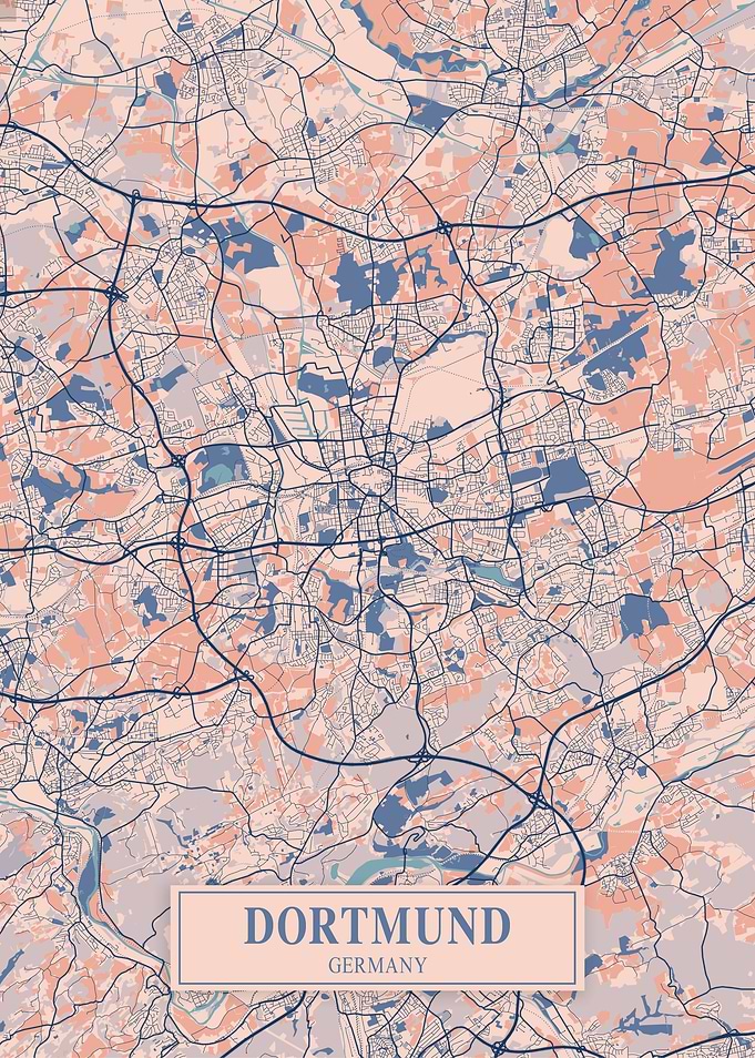 Dortmund City Map