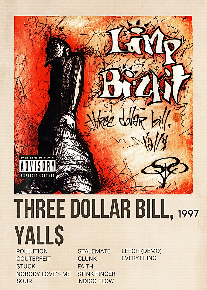 Limp Bizkit Album Cover vintage / m3