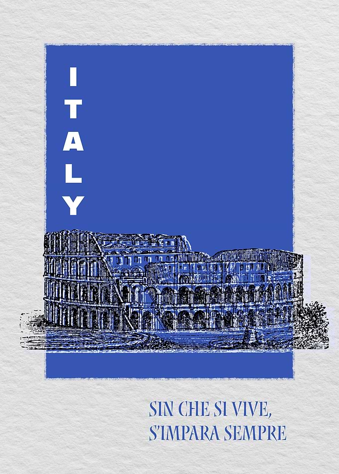 Italy Colosseum Poster