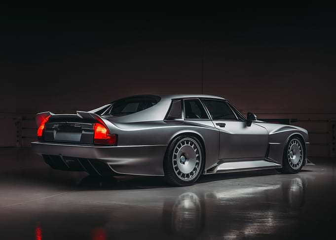 Silver Jaguar XJS