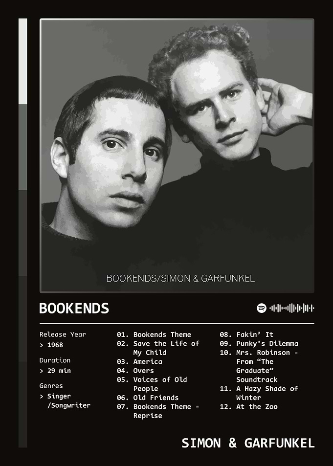 Bookends (1968) Album by Simon & Garfunkel