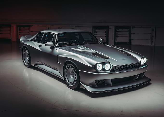 Silver Jaguar XJS