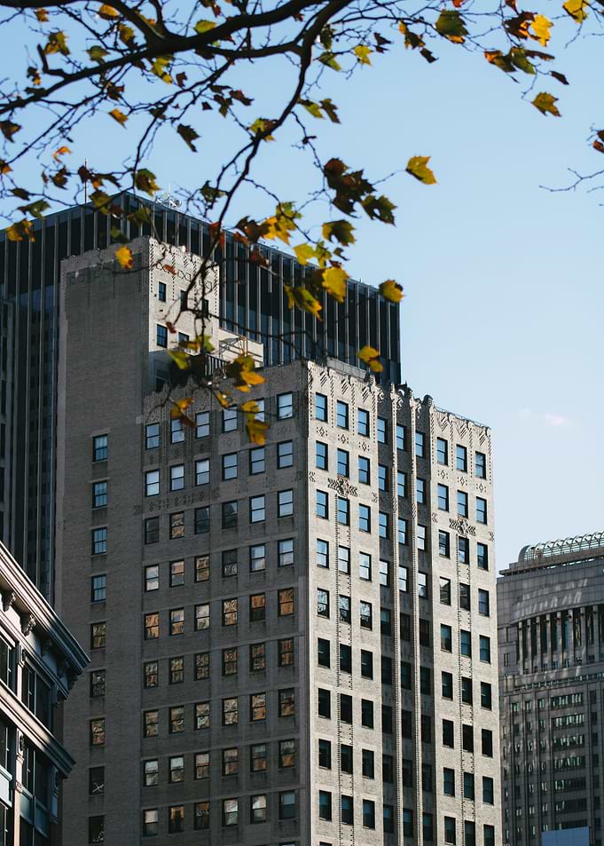 Cityscape with Tall Buildings