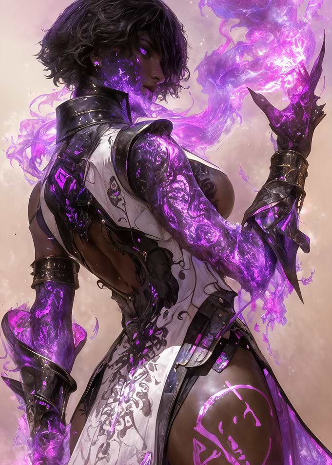 Purple Flame Sorceress