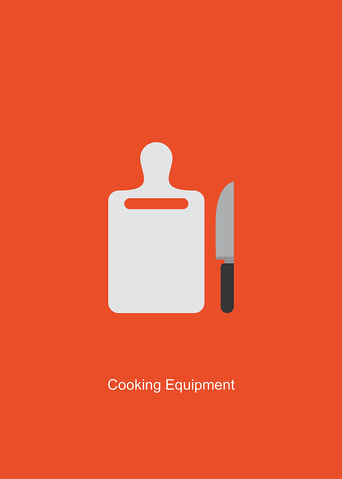 Cutting Board and Knife