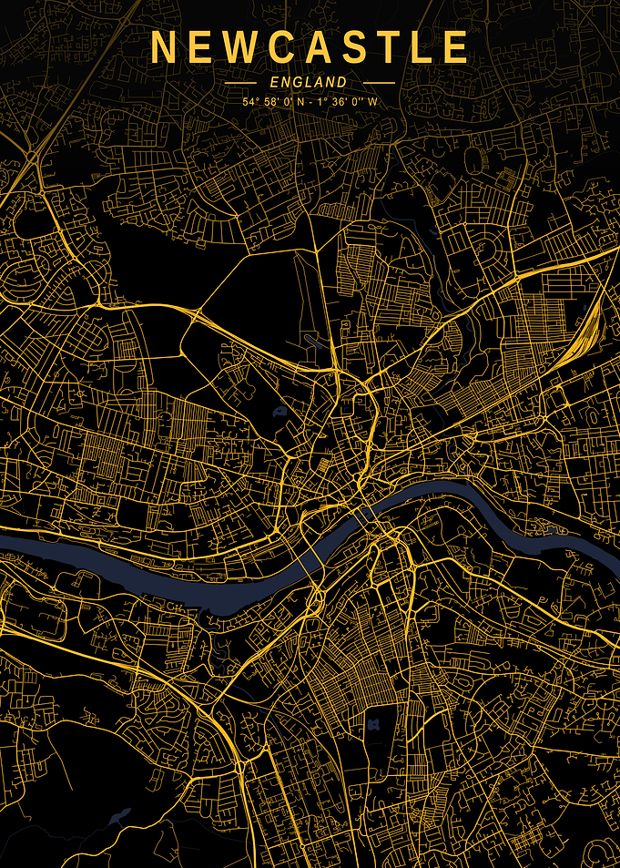 Newcastle Golden Map