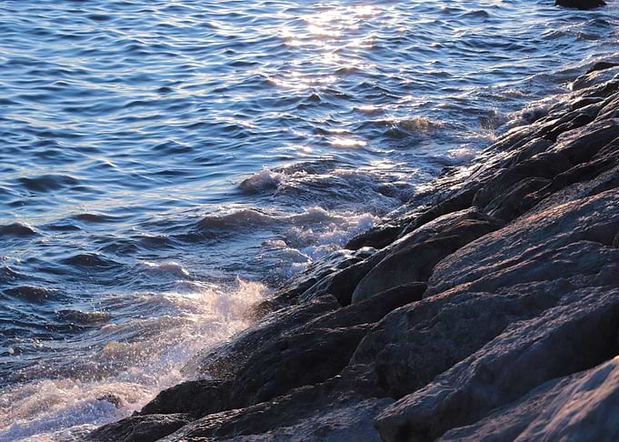 Blue Sea Rocks