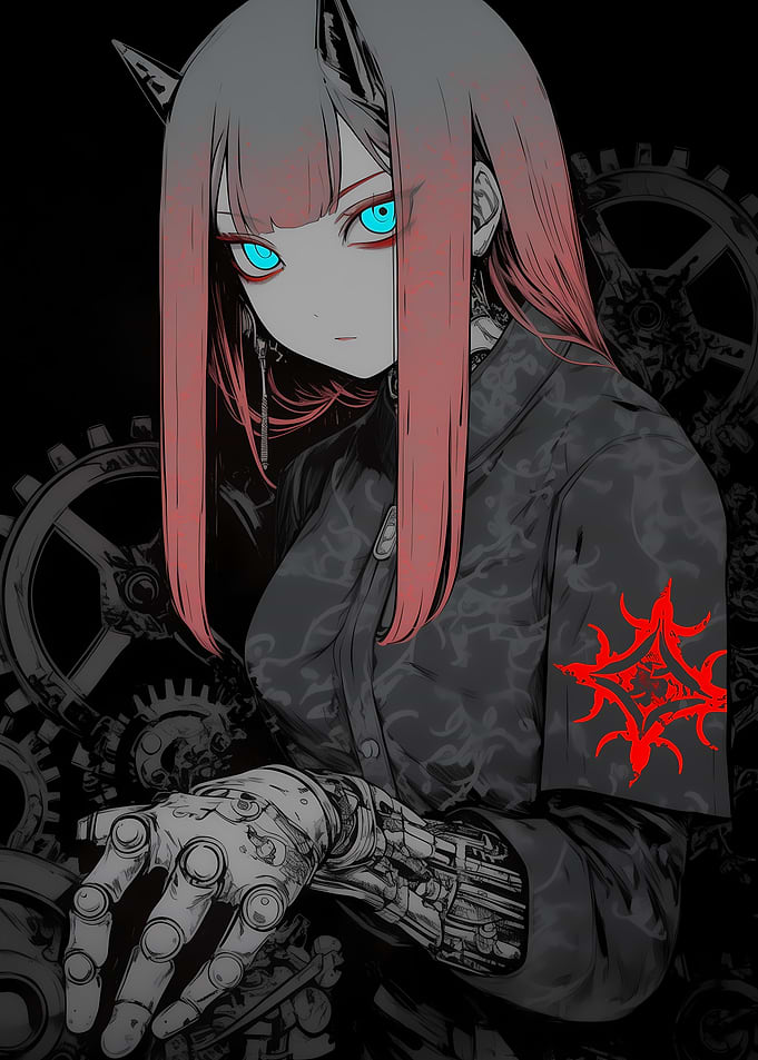 Cyberpunk Anime Girl