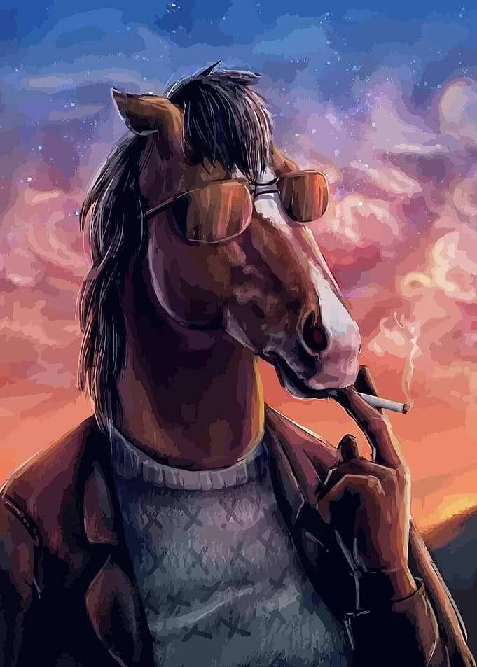 BoJack Horseman Sunset
