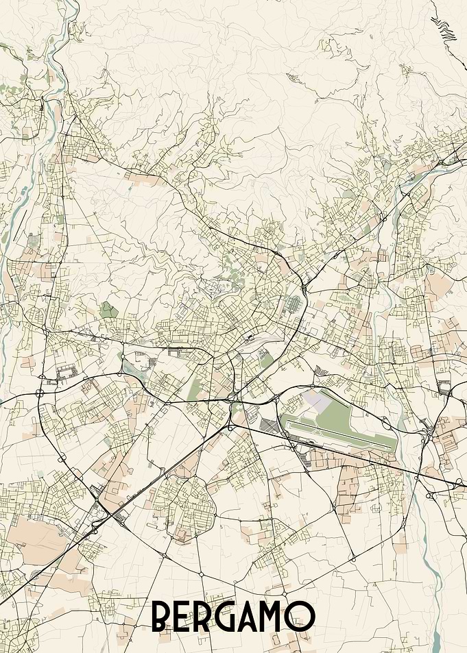 Bergamo City Map