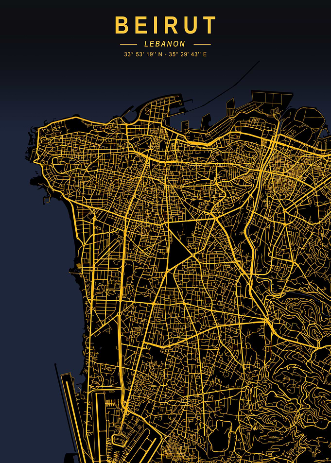 Beirut Golden Map