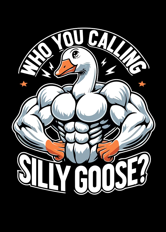 Muscular Goose Graphic