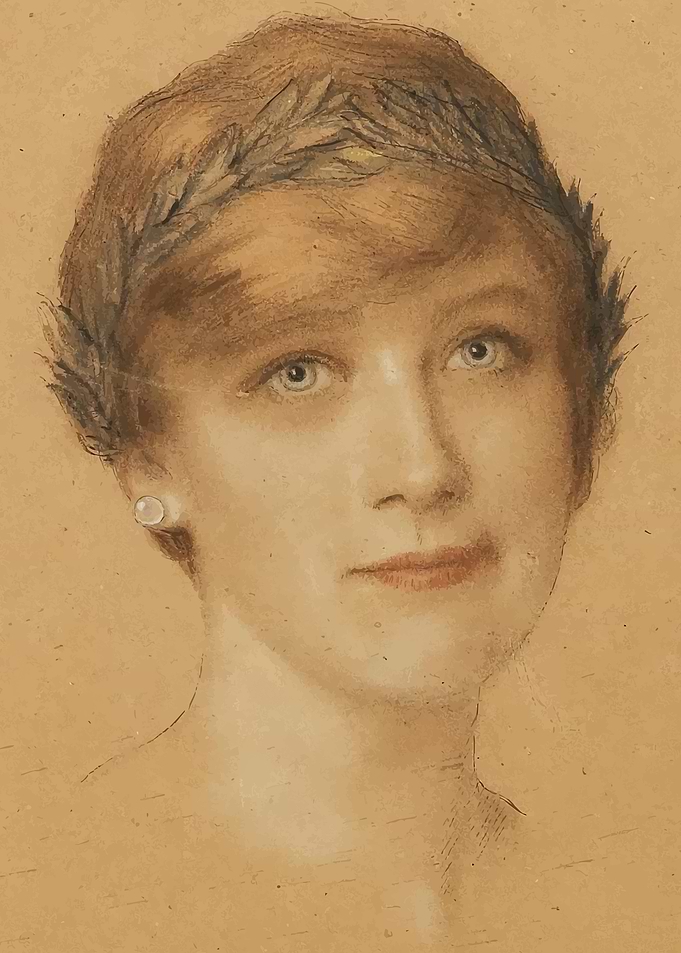 Woman with Laurel Wreath Franz von Stuck