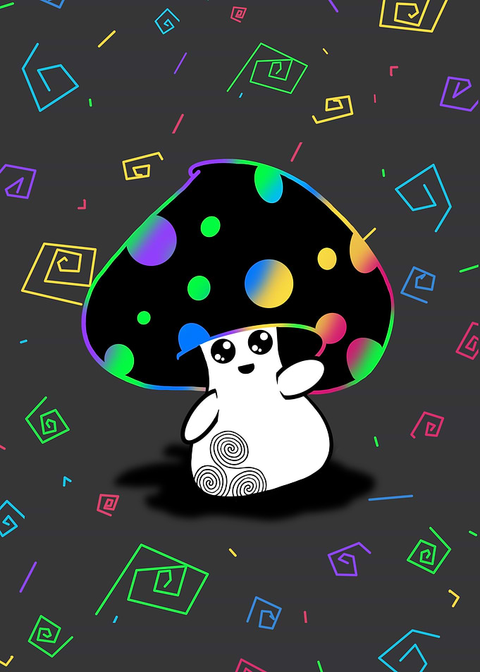 Rainbow Mushroom