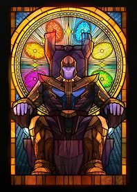 Stained Glass Thanos