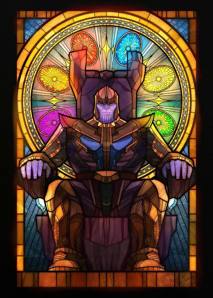 Stained Glass Thanos