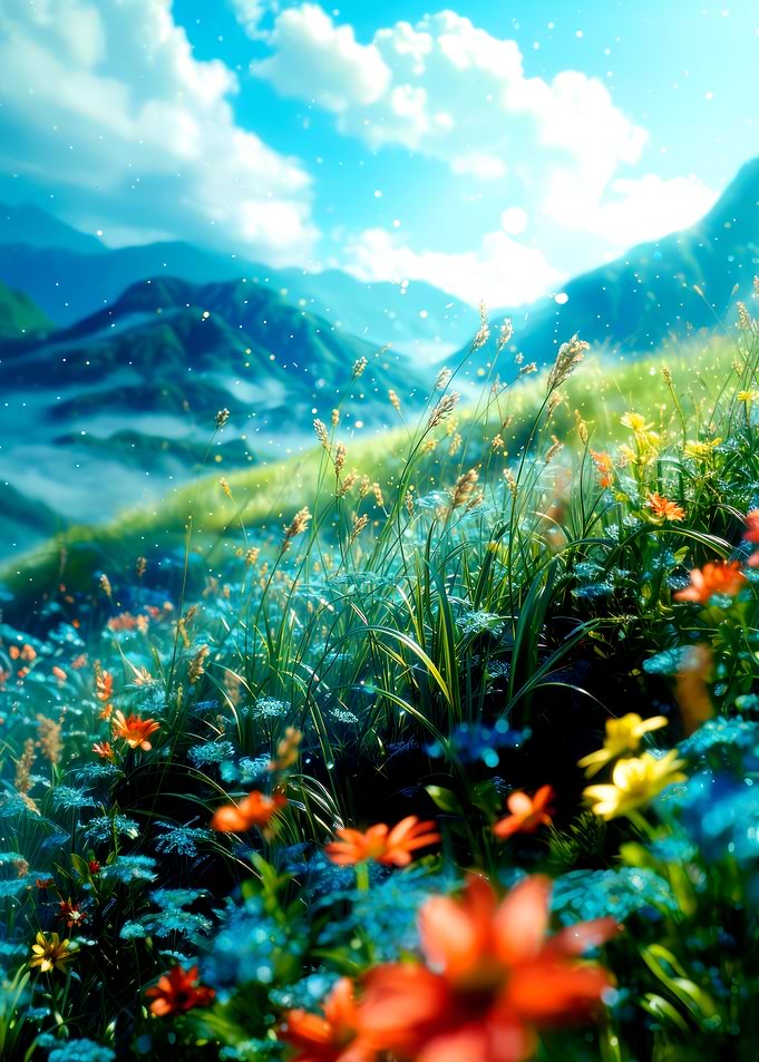 Mountain Meadow Flowers