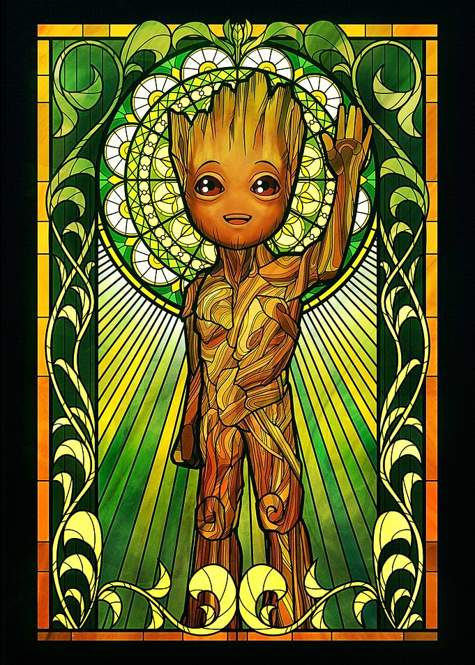 Stained Glass Groot
