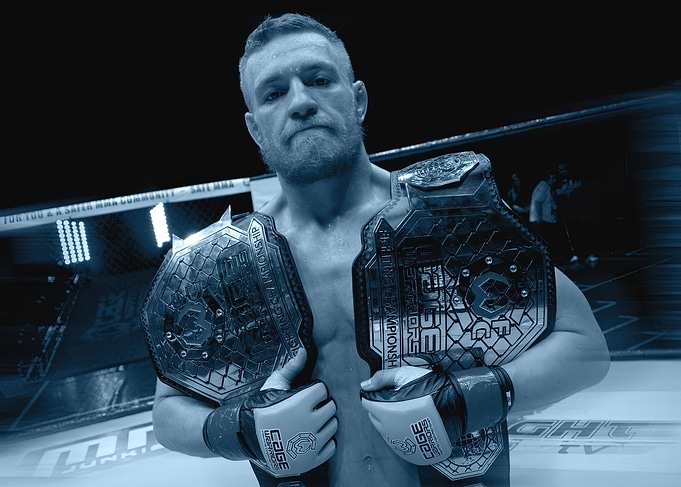 MMA Champion Portrait