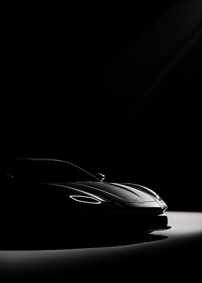 Black Sports Car Silhouette