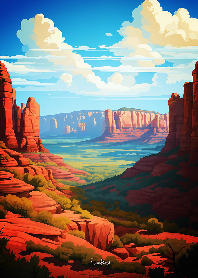 Sedona Landscape Oil Painting