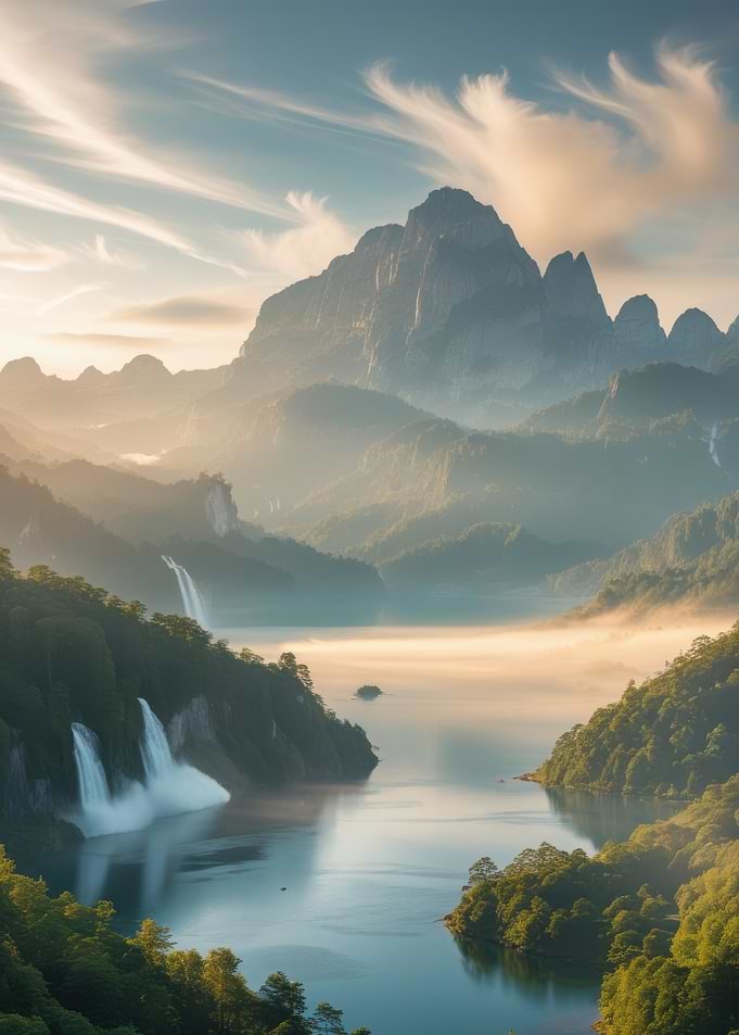 Misty Mountain Lake