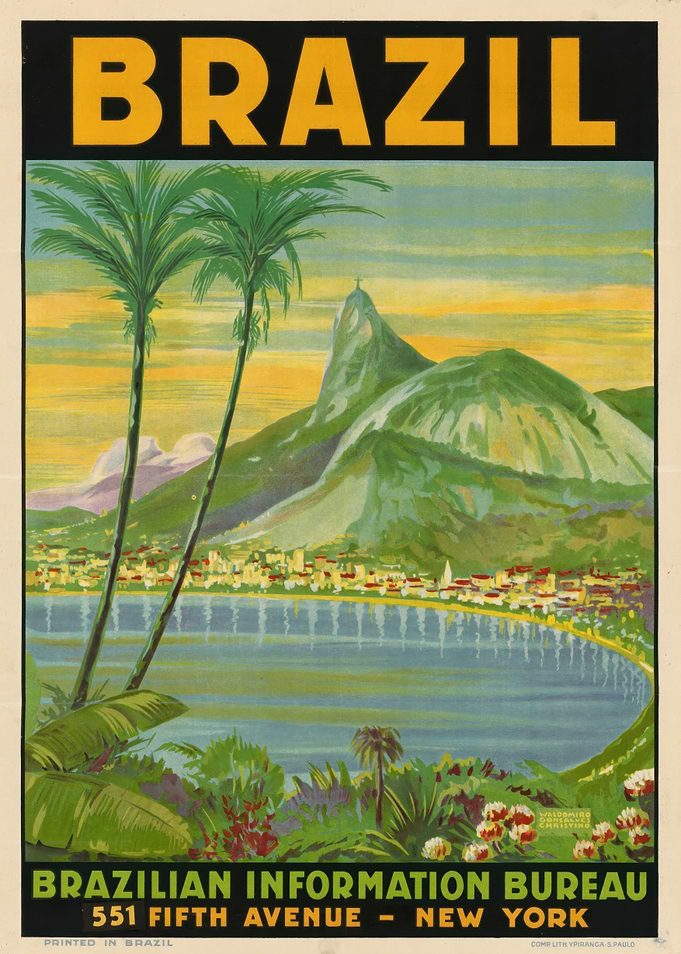 Brazil Travel Poster