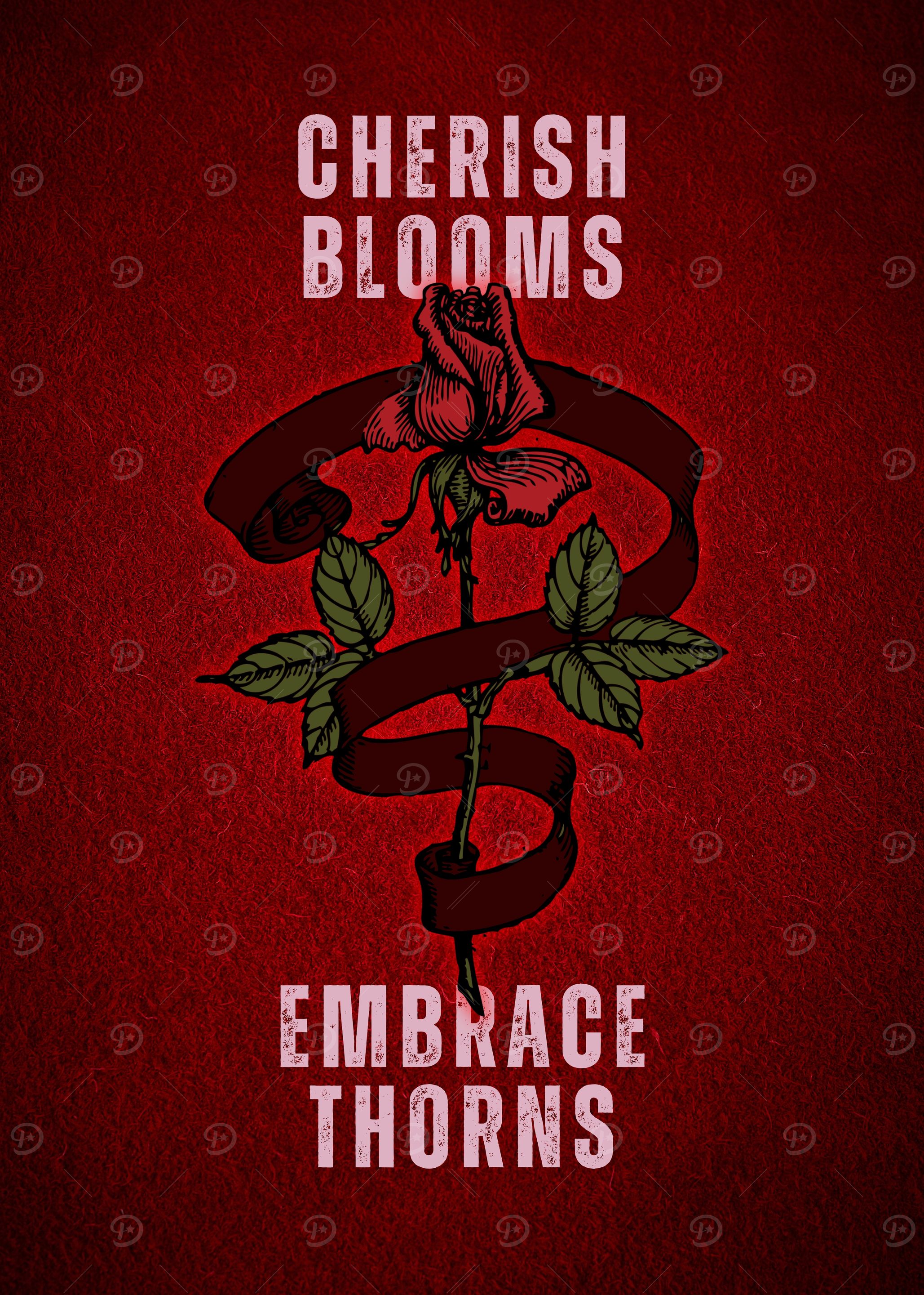 Rose with Ribbon