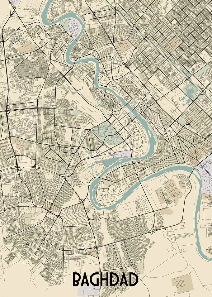 Baghdad City Map