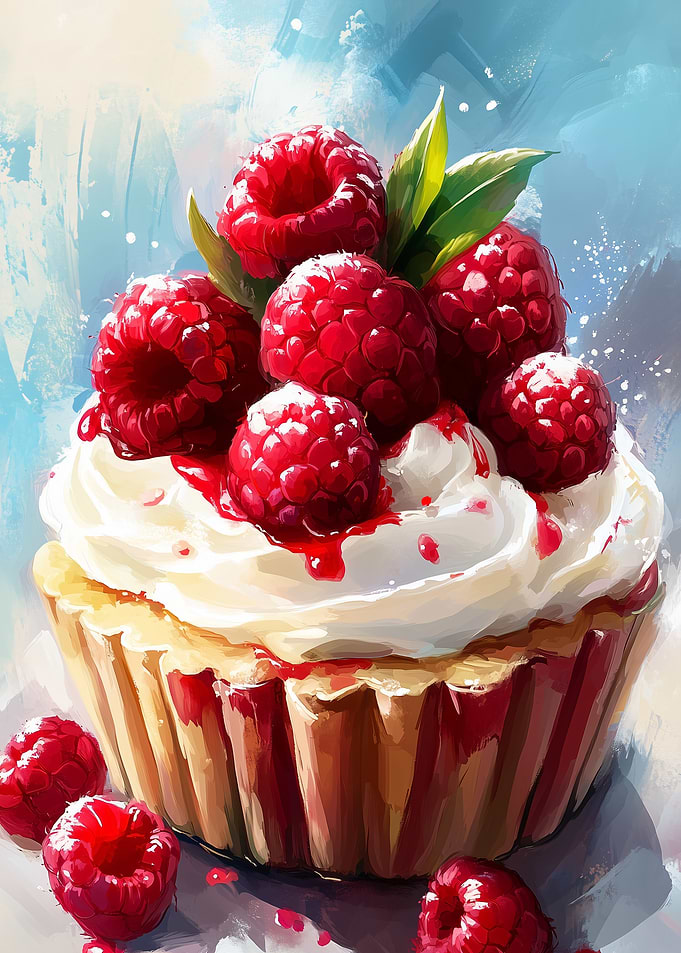 Raspberry Cupcake