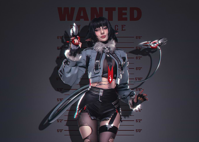 Wanted Cyberpunk Girl