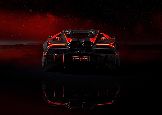 Lamborghini Supercar Rear View
