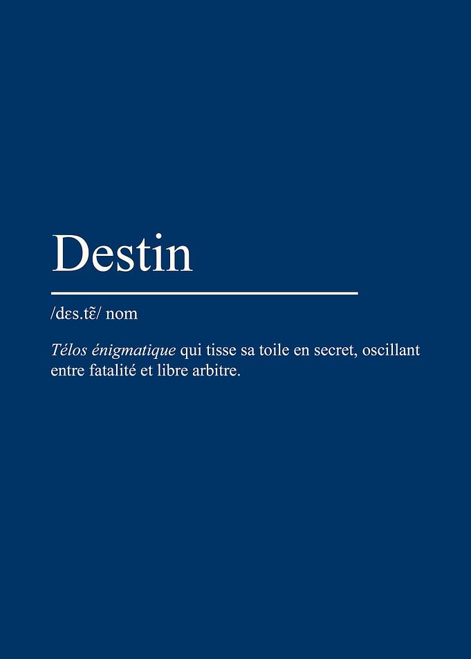 Destin définition, citation inspirante et minimaliste