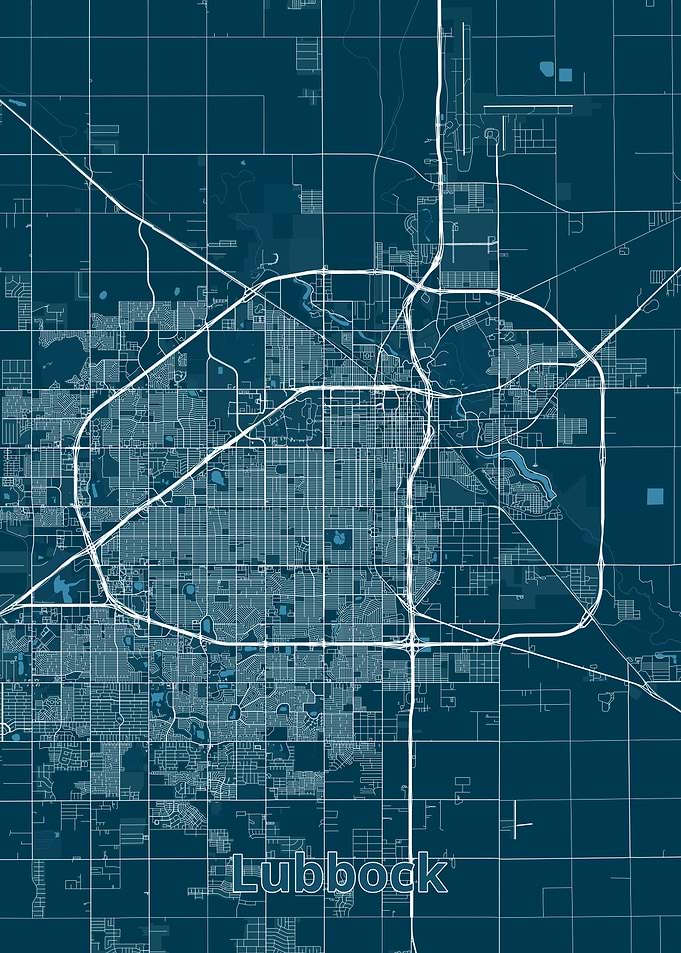 Lubbock City Map