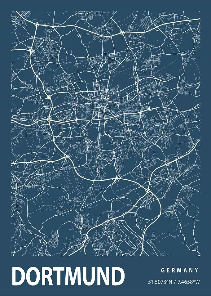Dortmund City Map