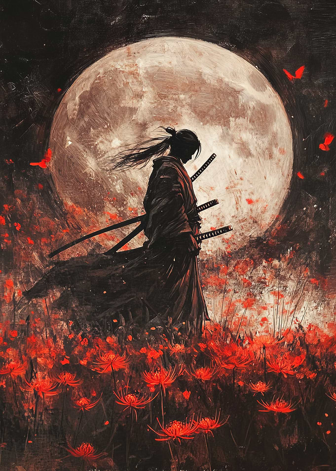 Samurai Under the Moon